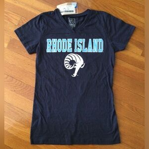 U-TRAU Rhode Island Ram t-shirt, navy blue, size M, brand new